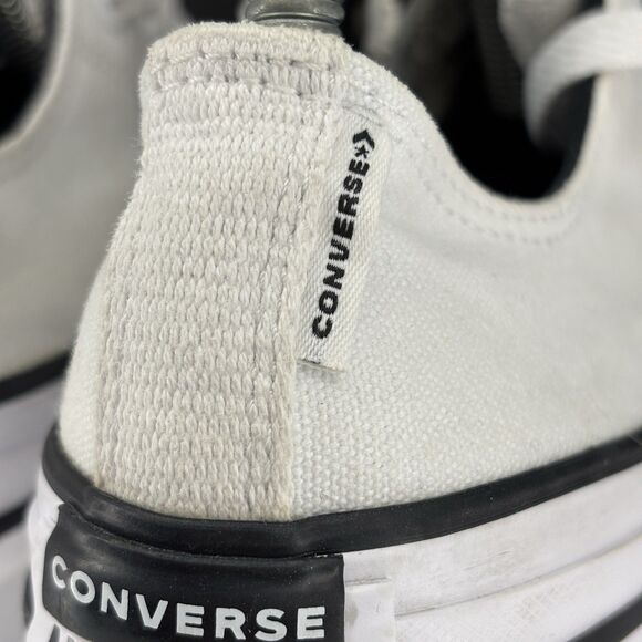 Converse Chuck Taylor All Star OX White Canvas Black Stripe Size‎ 6..... 669783F - Picture 4 of 16